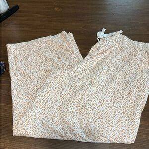 Haven We’ll Within Organically Grown Cotton Leopard Print Lounge Pants Large